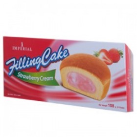 Filling Cake Strawberry Cream